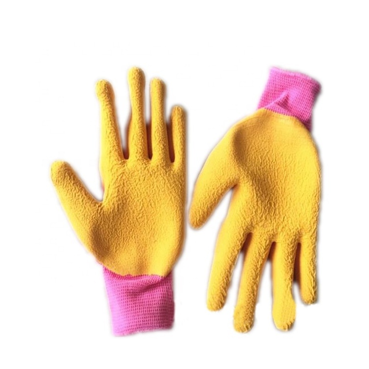 Wholesale Children Nitrile Garden Kids Work Gloves