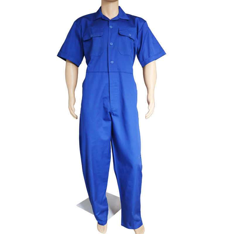 China Manufacturer Workwear Jumpsuits Short Sleeve Coveralls for Men Summer Uniforms