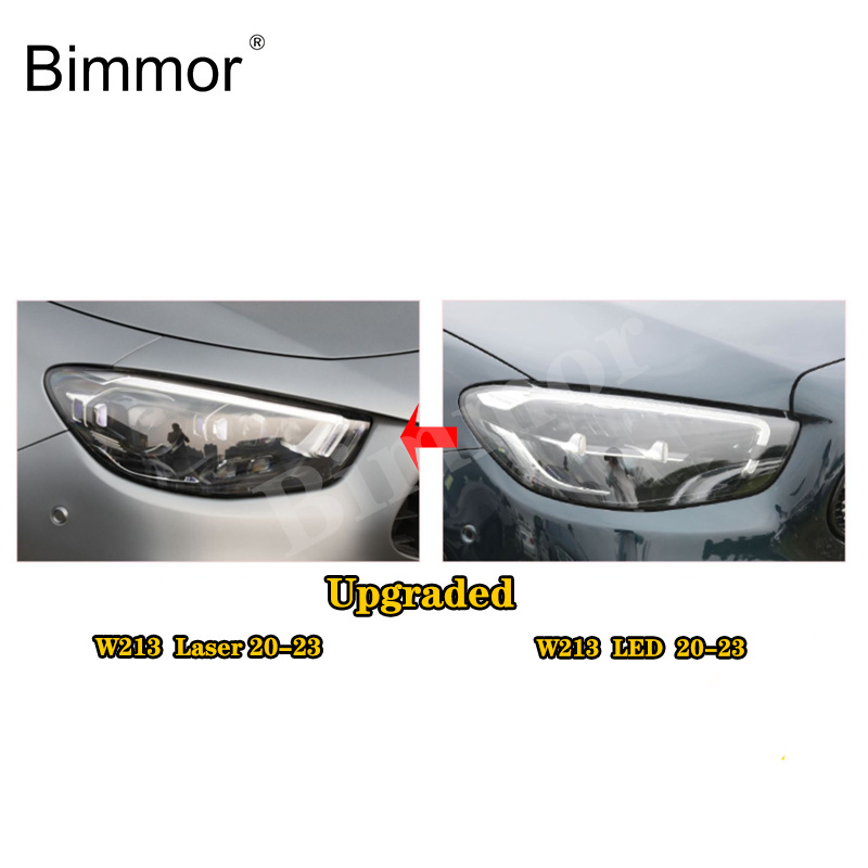 BIMMOR modified headlight for Mercedes W213 headlights LED 2019-2020 upgraded to Matrix Laser 2022 E Class head lamp factory