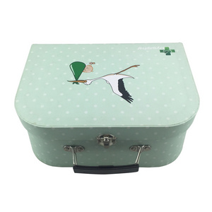 Kids paper made small suitcase gift box