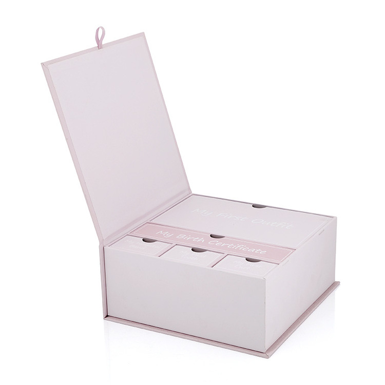 Packaging Pink Baby Drawer Keepsake Box