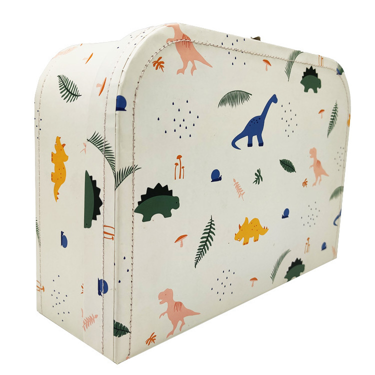 Custom Hot-selling Children Baby Blanket Vintage Cardboard Suitcase Gift Box