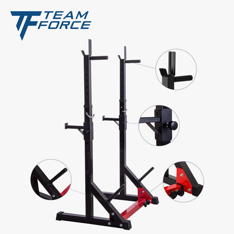 Multi-function Barbell Rack Dip Stand Fitness Equipment Adjustable Power Barbell Set With Stand Weight Lifting Rack