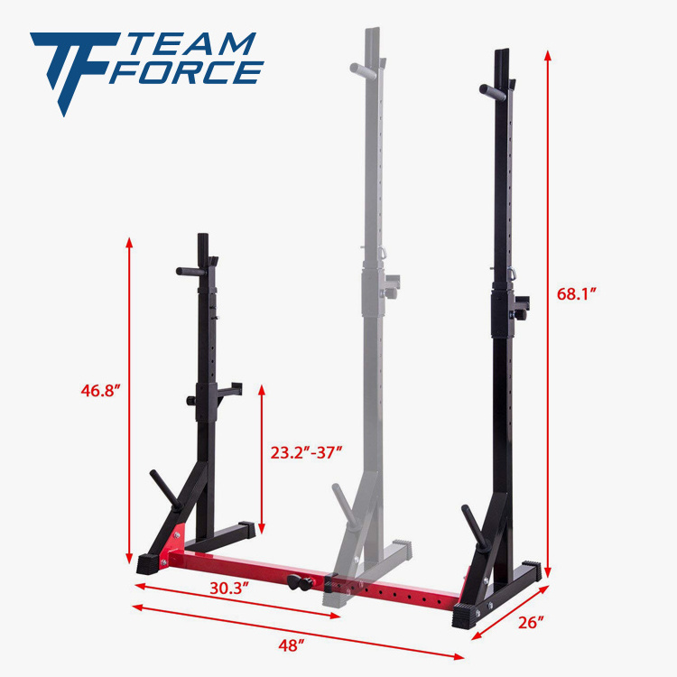 Multi-function Barbell Rack Dip Stand Fitness Equipment Adjustable Power Barbell Set With Stand Weight Lifting Rack