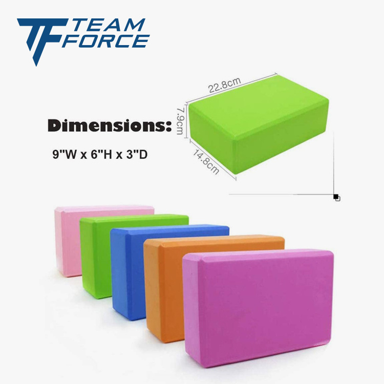 Customized Yoga Brick,Customized Logo Yoga Exercise Eco Eva Foam Yoga Block