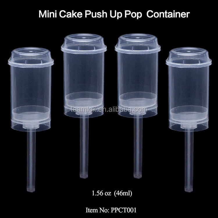 Mini Push Up Container Paper|Silver|Round|Bulk Confetti|Push Pop Confetti