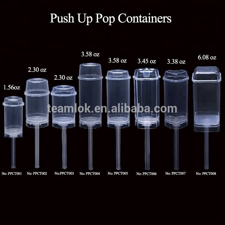 Mini Push Up Container Paper|Silver|Round|Bulk Confetti|Push Pop Confetti