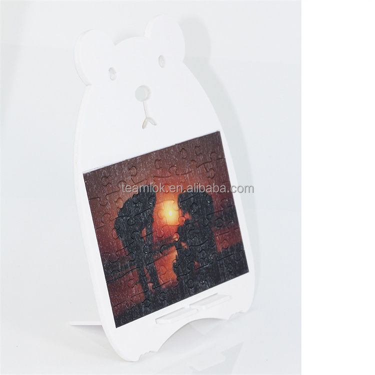 Children Puzzle Education Game Acrylic Printed Jigsaw Puzzle Kids Custom Acrylic Photo Frame Jigsaw Puzzle