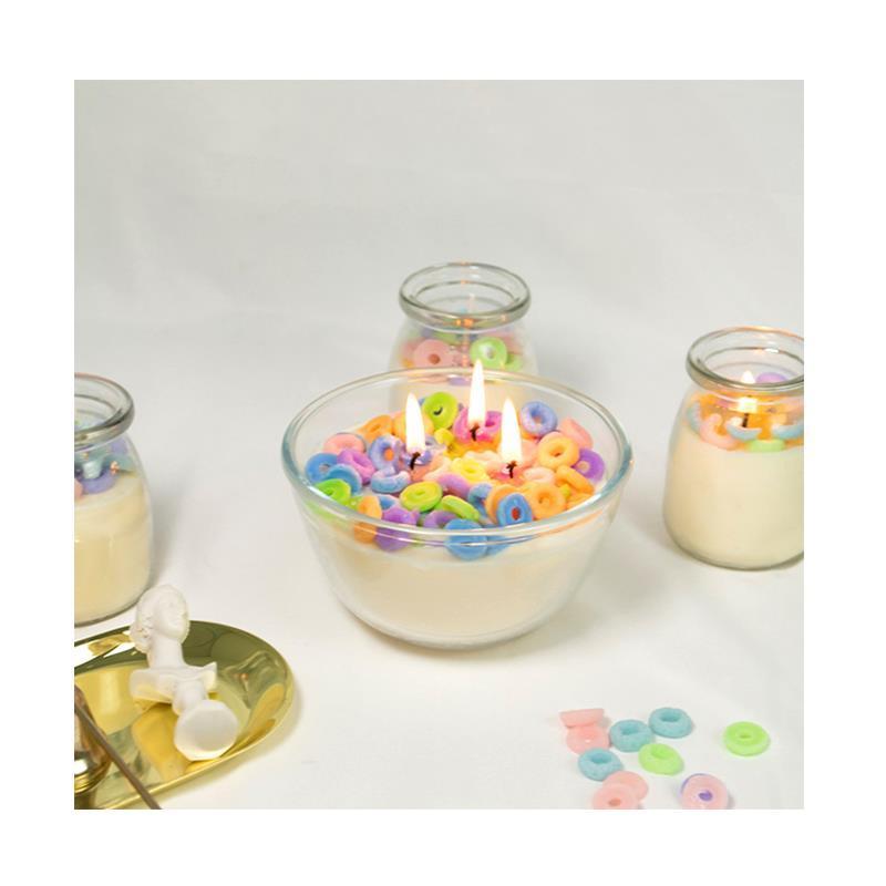 Custom ColorsNatural Cereal Bowl Scented making candle wax Fragrance Oil Logo Candles