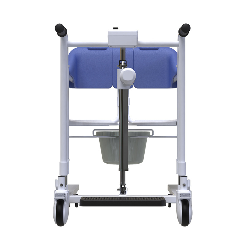 Transfer lift portable patient lifter hoist commode chair for elderly