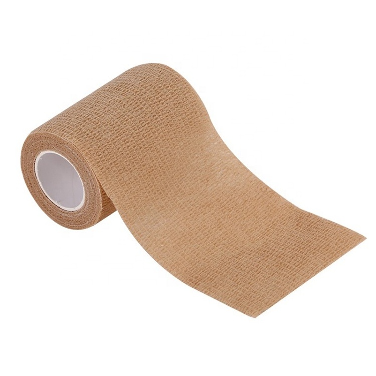 Medical 100% cotton high elastic thigh net tubular Self Adhesive bandage