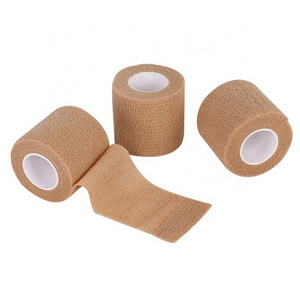 Medical 100% cotton high elastic thigh net tubular Self Adhesive bandage