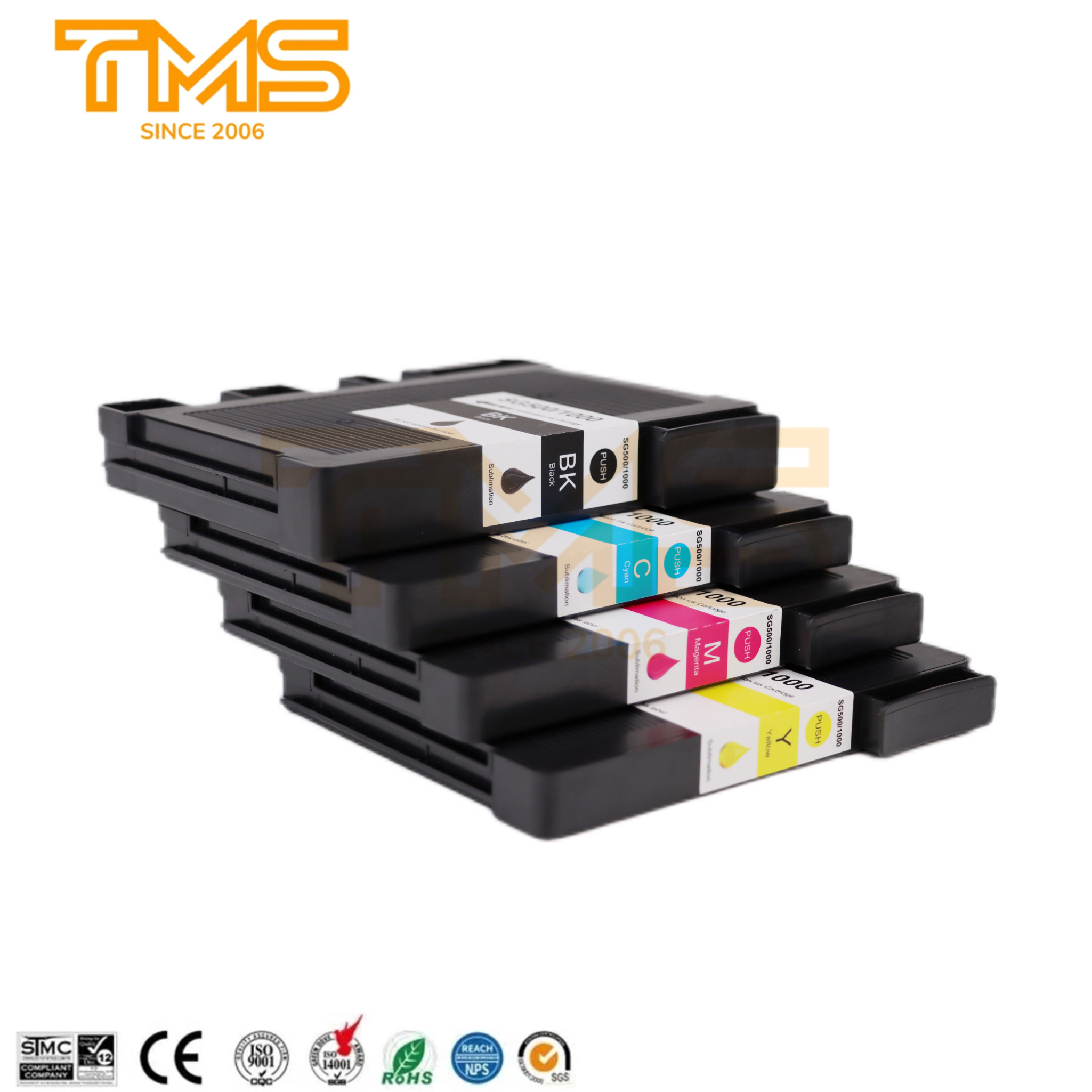 SG500 SG1000 SG 500 1000 Compatible Sublimation Dye Color Inkjet Ink Cartridge for Ricoh Sawgrass Sublijet Printer