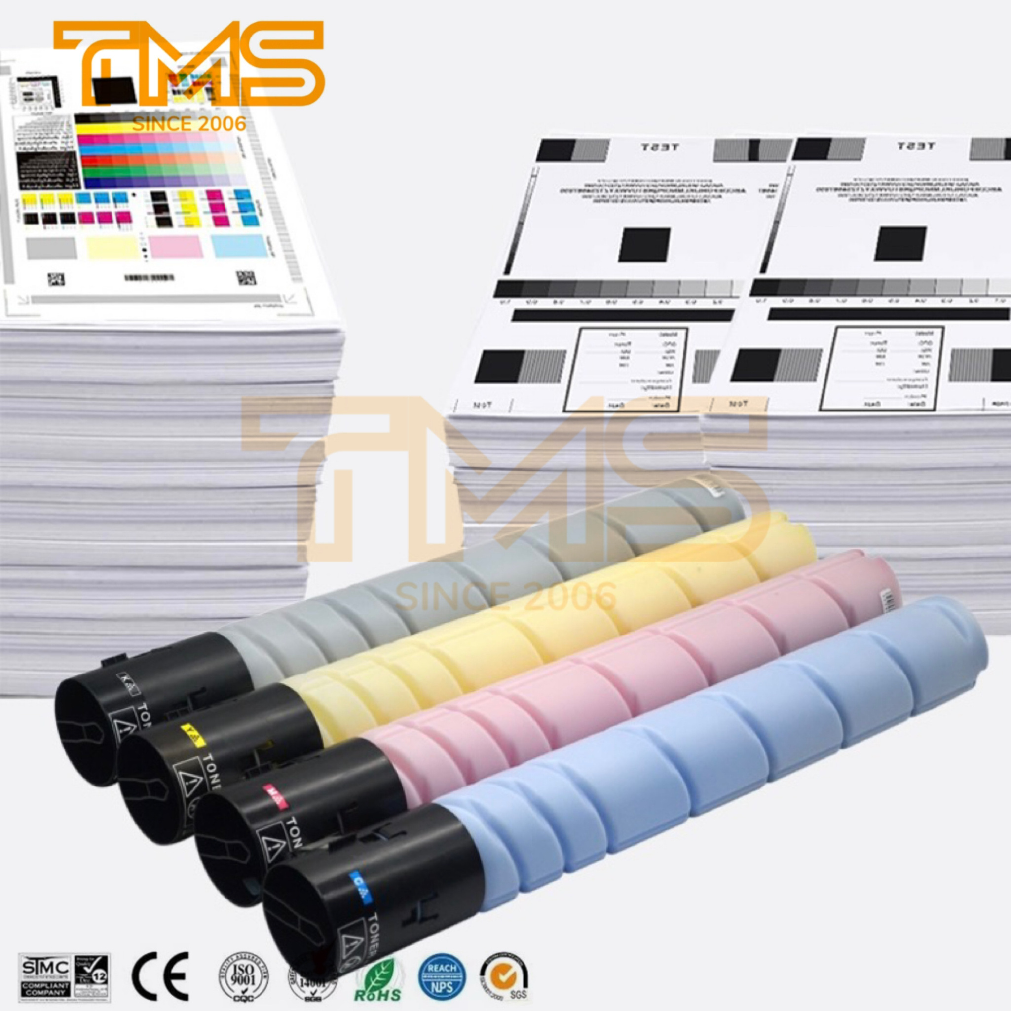 TMS TN321 TN221 color toner cartridge for KONICA MINOLTA BIZHUB C224 C364 C284 C281 C221 C7822 C7828 Bizhub copier toner