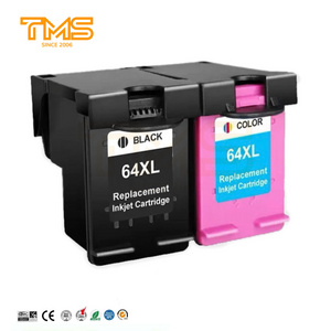 64XL HP 64 XL Color Remanufactured Black refilling 64XL ink cartridges For HP IENVY Photo 6220 6222 7120 7130 7134 Printer