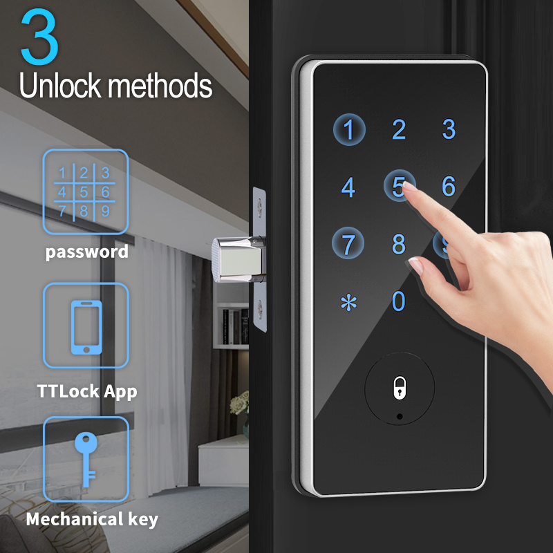 Remote Deadbolt Lock Keypad Code Pin Combination Number Wifi Wireless TTlock App Password Price Digital Smart Door Lock