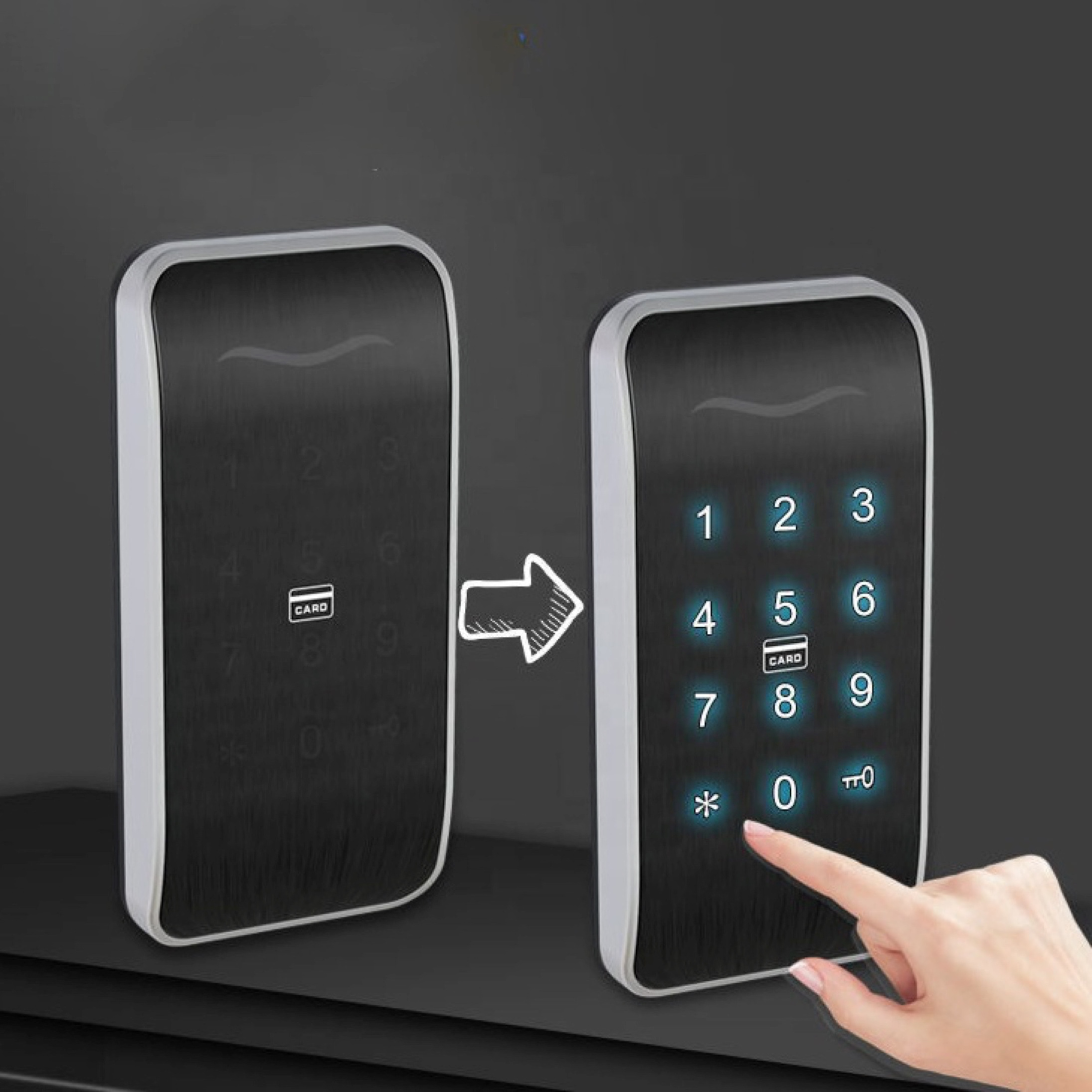 Keyless Electronic Code Keypad Password Locker Drawer Cabinet Lock For Office File And Gym