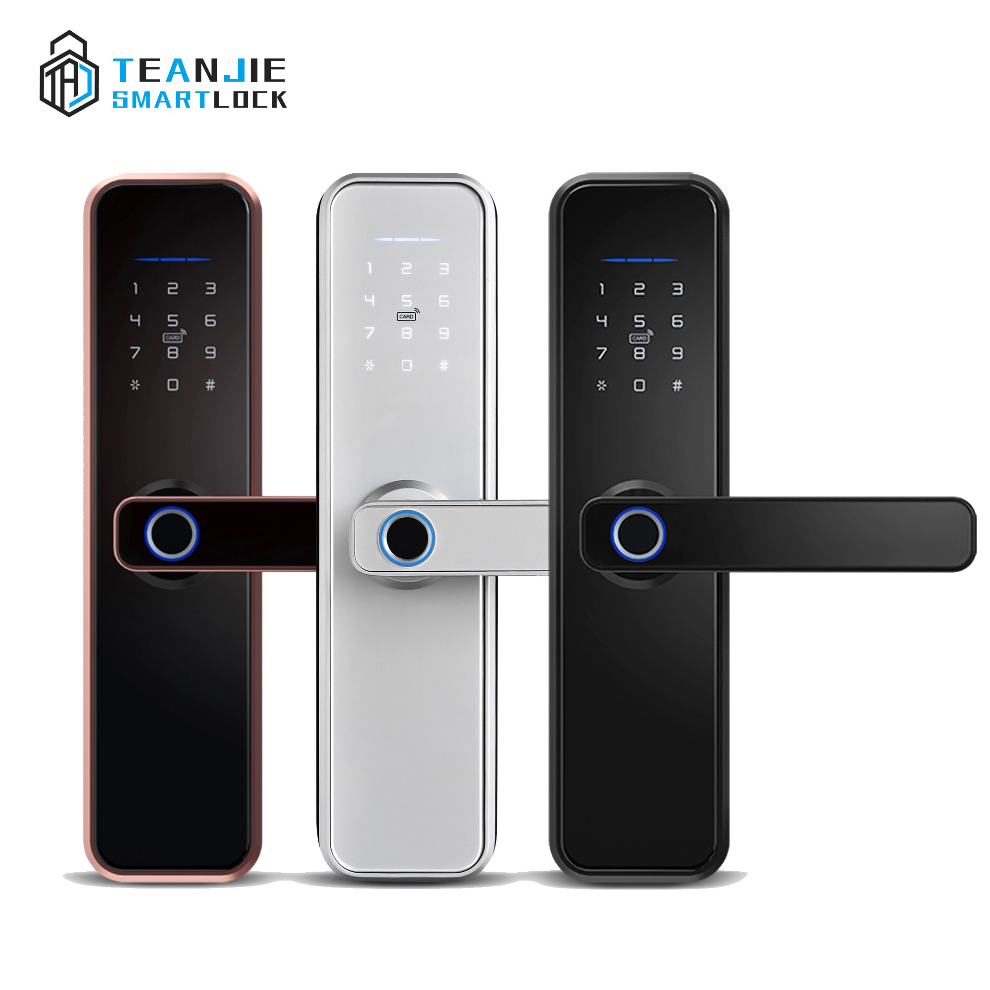 Tuya TTlock Smart Fingerprint Door Lock Safe Digital Electronic Lock With WiFi APP Password RFID Unlock For Home Security