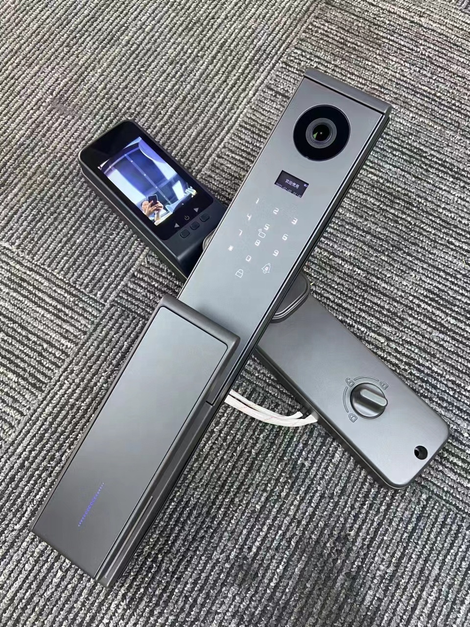 Smart Electronic Door Lock Password Automatic Biometric Fingerprint Lock For Home Security tuya smart door lock with camera