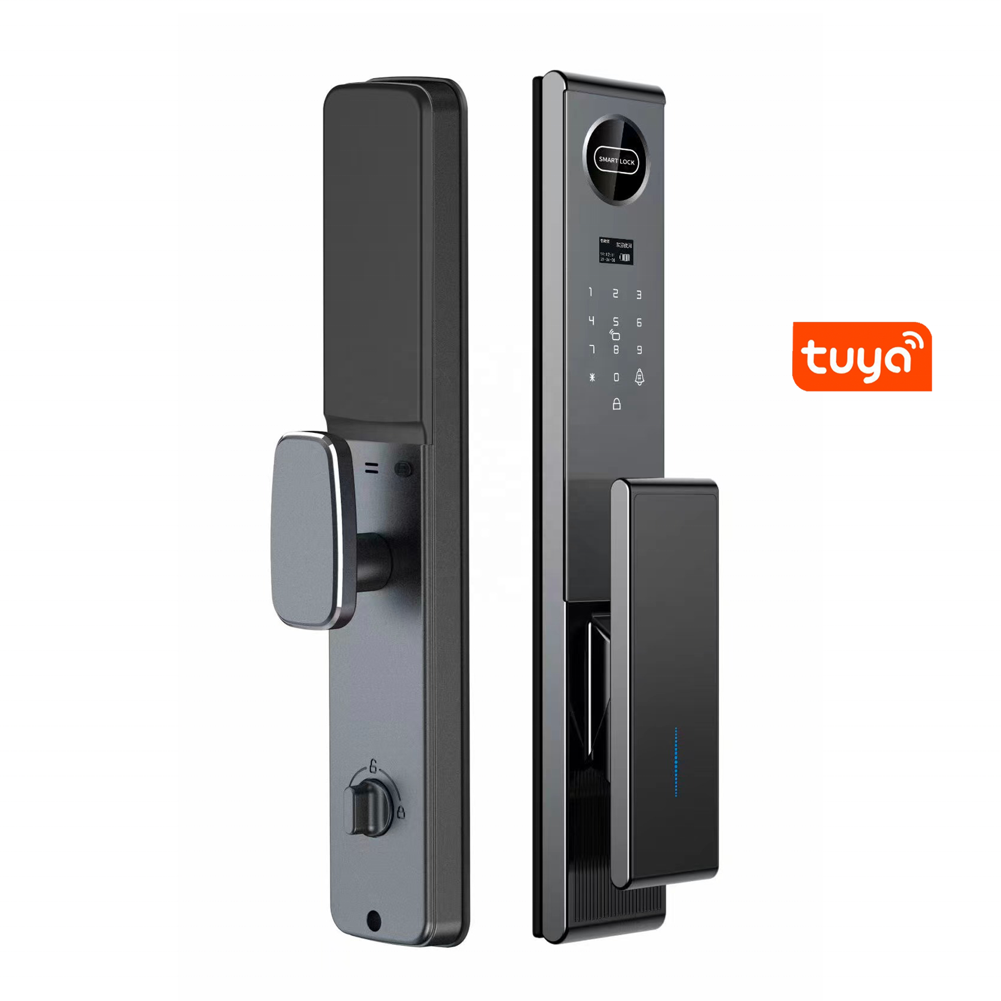 Smart Electronic Door Lock Password Automatic Biometric Fingerprint Lock For Home Security tuya smart door lock with camera