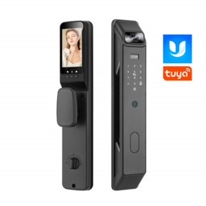 2024 Tuya Wifi 3D Face ID Fingerprint Password Wireless Automatic Smart Door Lock with Camera Smart Fingerprint Door Lock