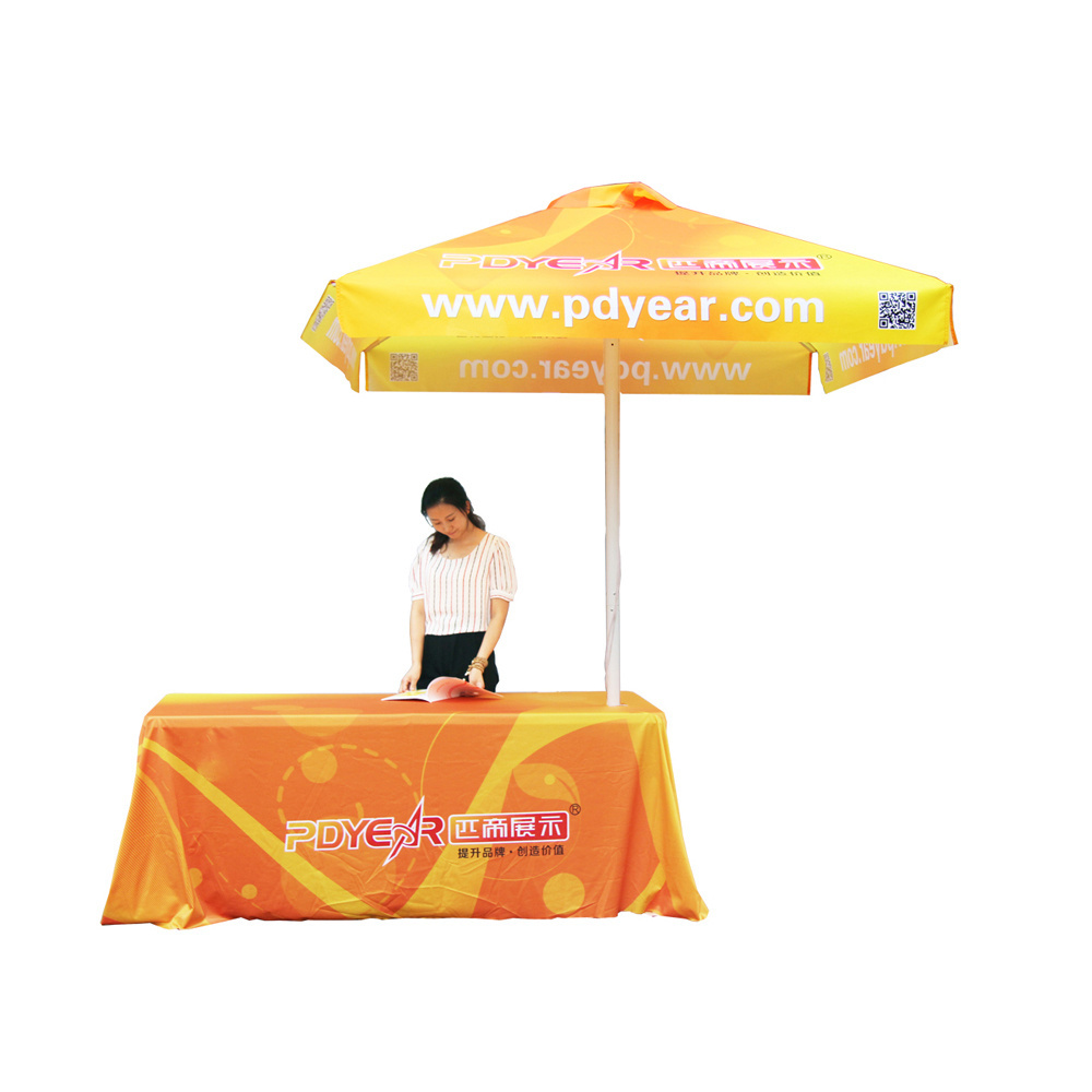 Free Design Outdoor Advertising Custom Logo coffee Printed Sun Shelter Golf Garden Beach Folding marketing Umbrella