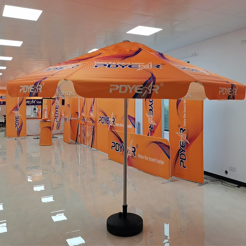 Free Design Outdoor Advertising Custom Logo coffee Printed Sun Shelter Golf Garden Beach Folding marketing Umbrella