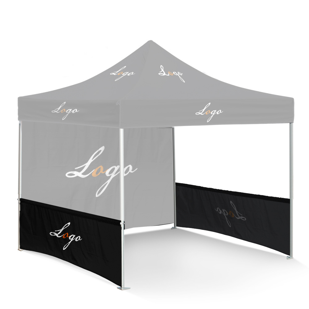 Custom logo print tent half wall side panels