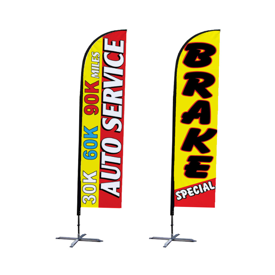 Advertising Outdoor Banner Cheap Marketing Feather Flag Outdoor Advertising  Flags