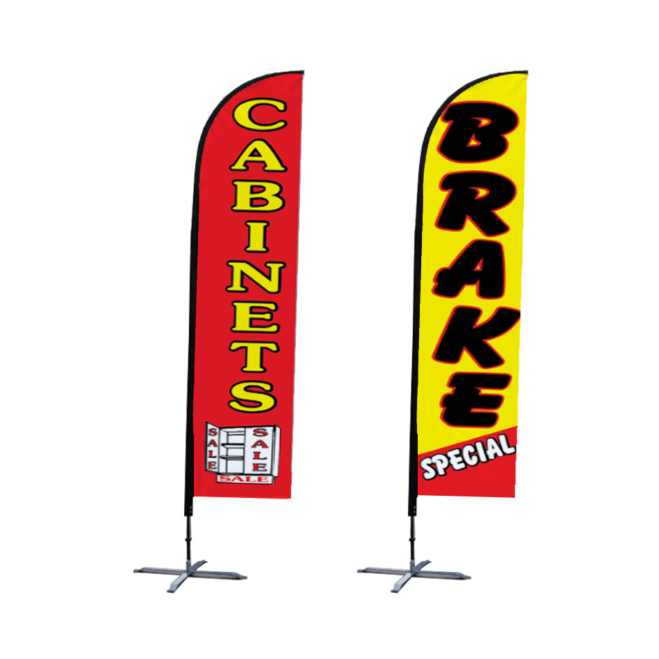 Advertising Outdoor Banner Cheap Marketing Feather Flag Outdoor Advertising  Flags