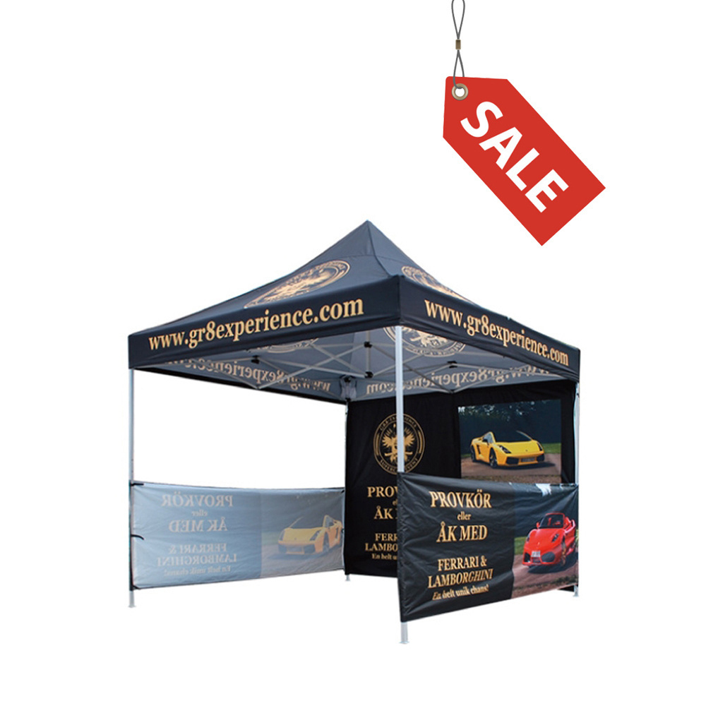 Free Design Trade Show Printing 10X10 Custom Canopy Outdoor Tent 3x3 Advertising Display Events Pop Up Tents