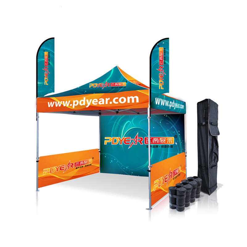 Foldable waterproof customize event display pop up canopy trade show advertising exhibition tent