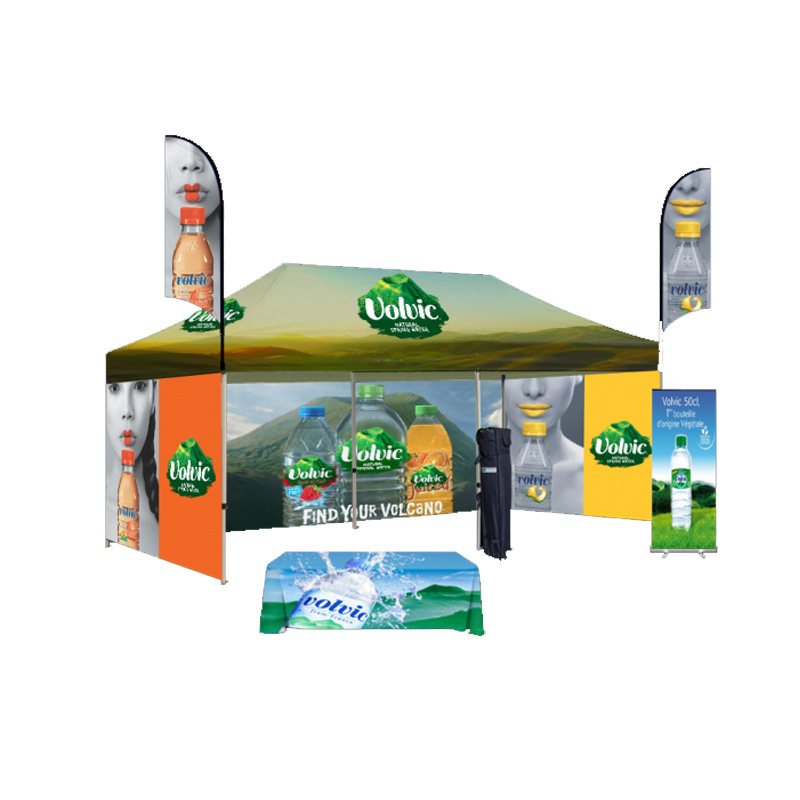 Custom deluxe instant pop up strong 10 by 10 straight leg bbq canopy tent for outdoor event in winter