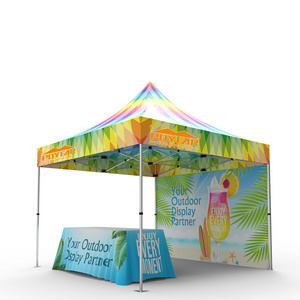 Free Design Trade Show Printing 10X10 Custom Canopy Outdoor Tent 3x3 Advertising Display Events Pop Up Tents