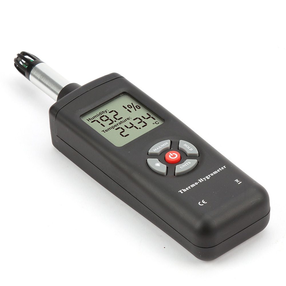 Digital Psychrometer Thermo-hygrometer Hygrometer Thermometer Gauge Tester with Dew Point Wet Bulb Temperature