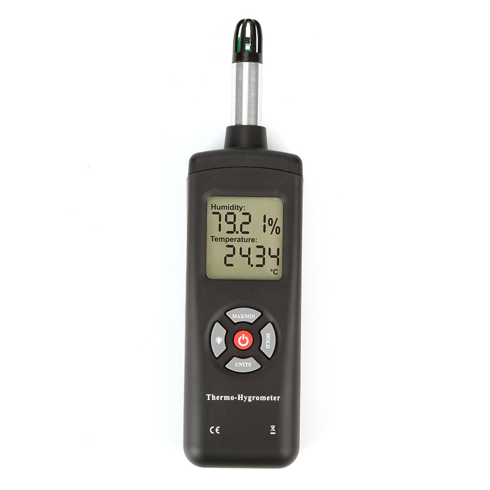 Digital Psychrometer Thermo-hygrometer Hygrometer Thermometer Gauge Tester with Dew Point Wet Bulb Temperature