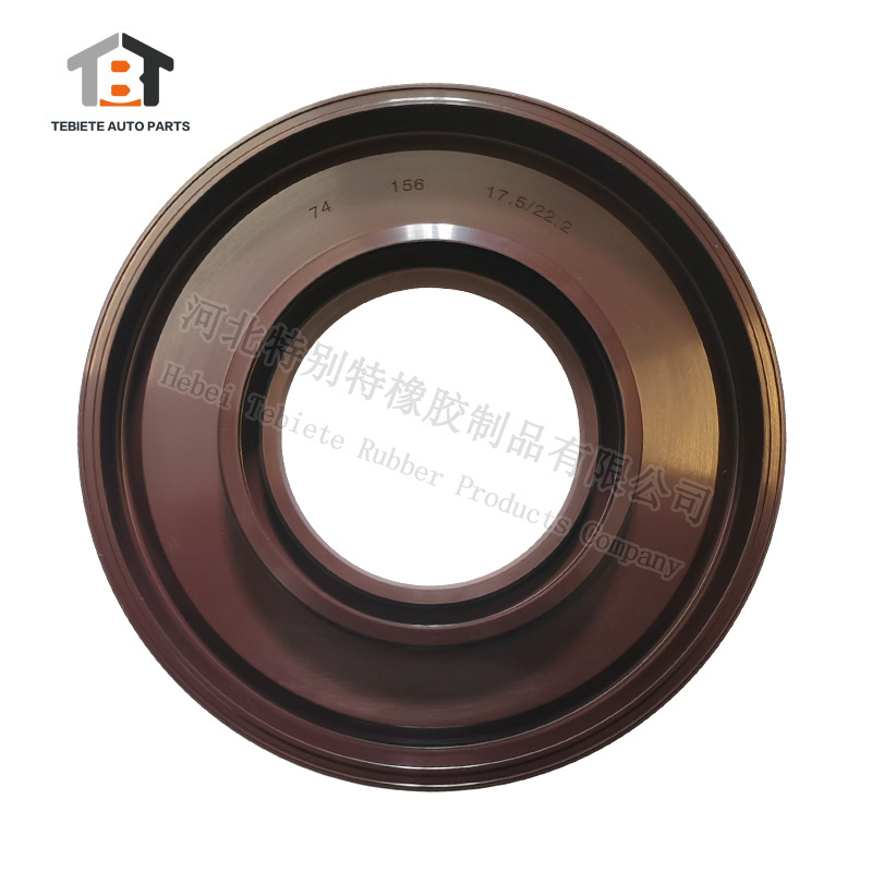 Factory Direct Price 74*156*17.5/22.2 FAW Oil Seal Part Dust-proof,Waterproof, Fluorine Rubber seal drive shaft oil seal