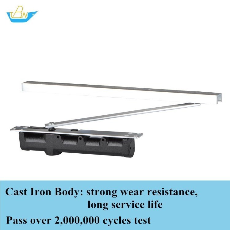 High Quality Hold-open Cast Iron Concealed and Exposed No Left and Right Installation  Door Closer