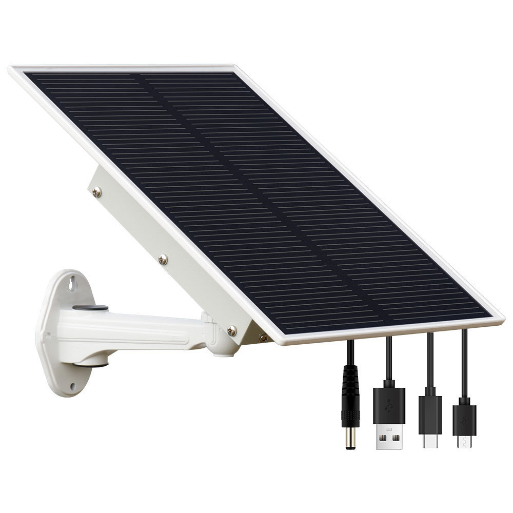 TecDeft System solar kit for 5G lithium ion battery pack generator 5v/12v USB solar panel kits 15w solar energy system for CCTV