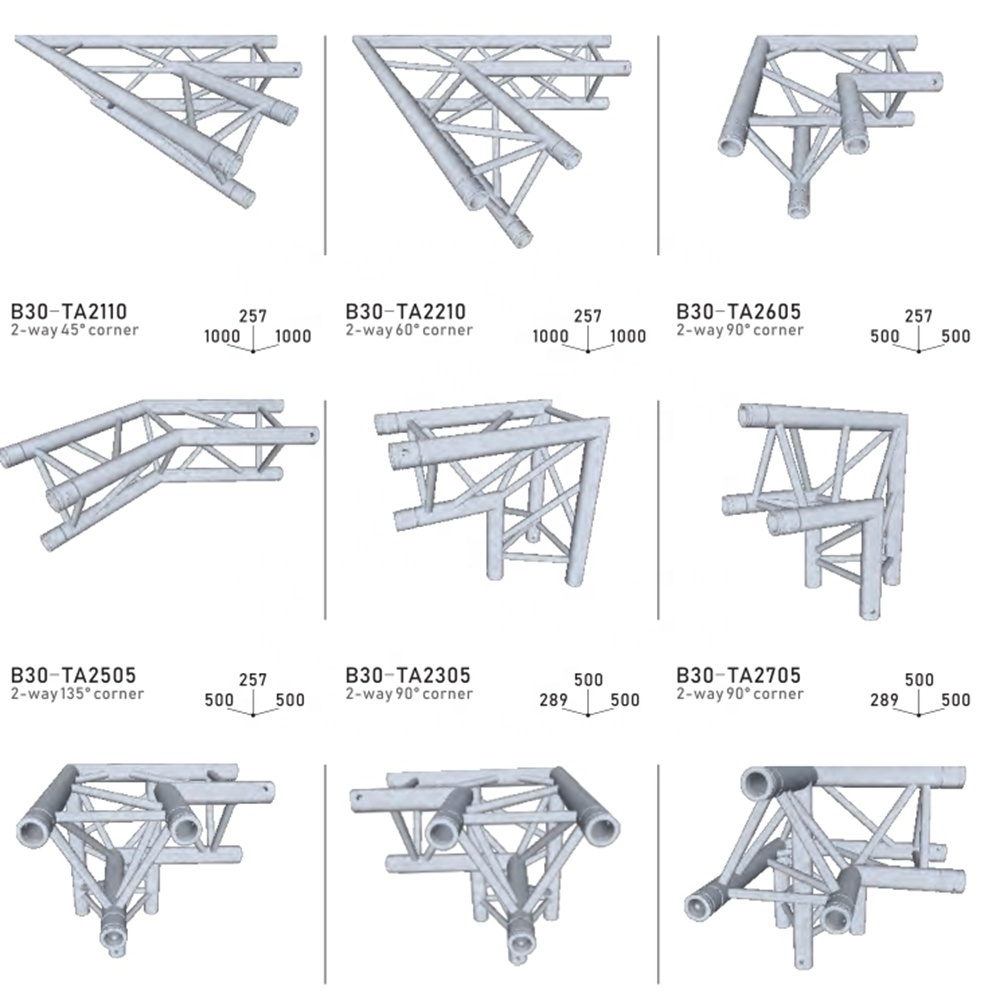 290 triangle aluminium roof truss truss system for stage