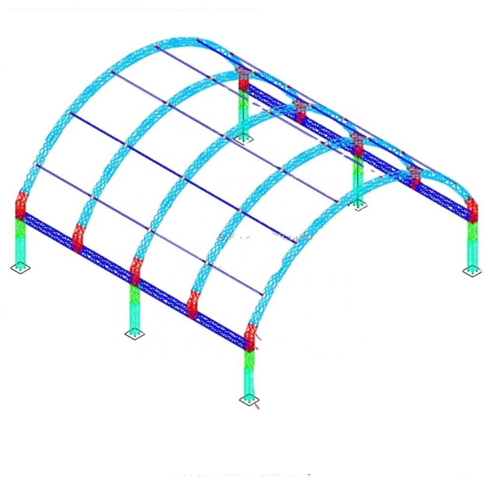 Festival Music concert show stage light event truss structure Aluminum concert stage roof truss Dome Tunnel Arched Roof truss