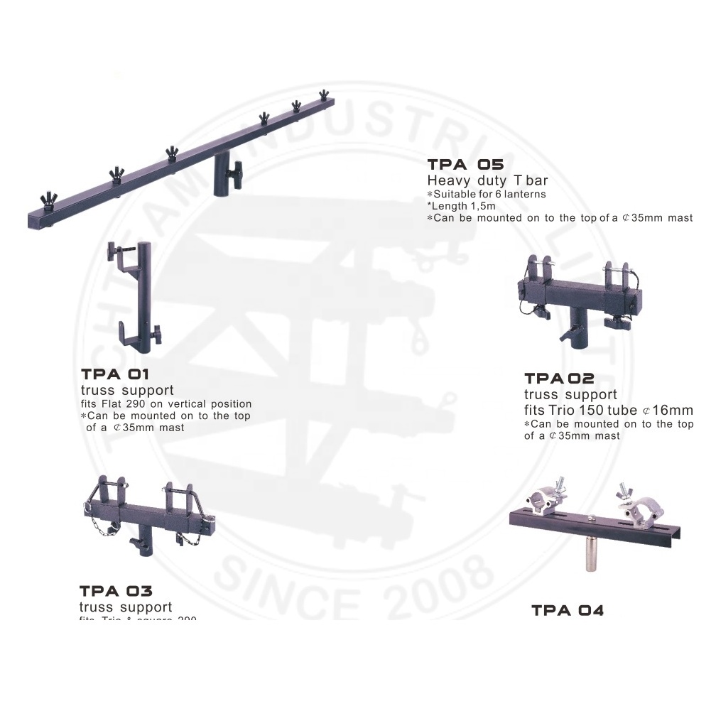 Triangle truss dj steel crank up stand for music and light