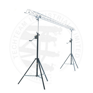 Triangle truss dj steel crank up stand for music and light