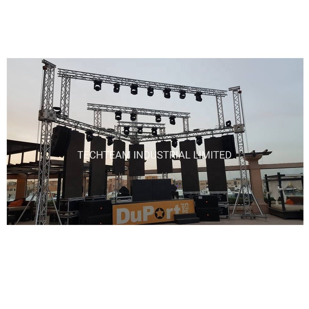 Aluminum line array speaker truss stage light stand truss