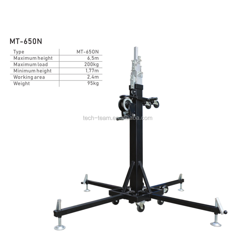 MT-650N truss lifter tower big stage support stand line array speaker stand