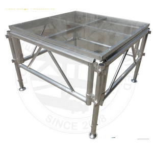 Movable 4x4ft Aluminum Swimming Pool Stage Platform