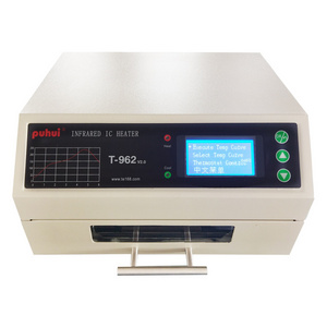 2023 Puhui PCB Smt Small Reflow soldering Oven T-962 V2.0 Infrared Ic Heater for LED Welding