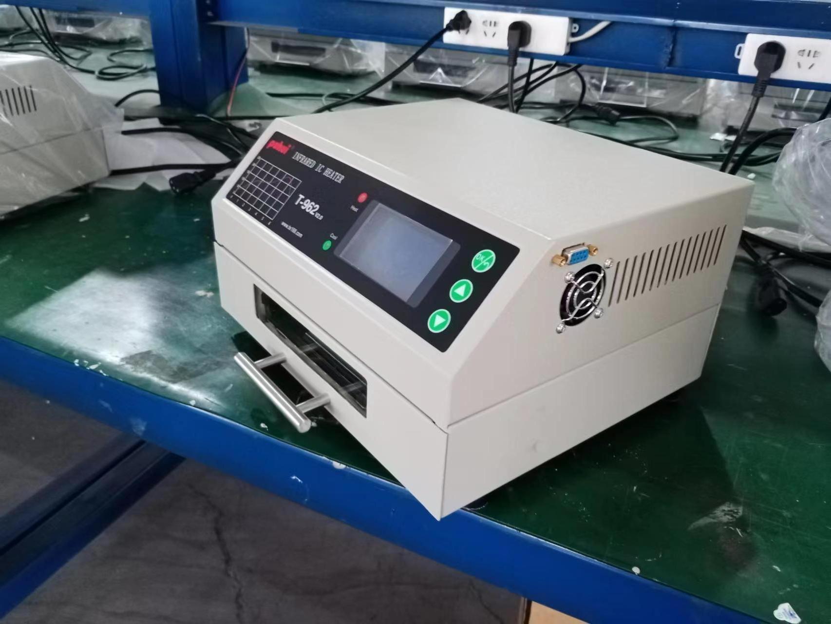 2023 Puhui PCB Smt Small Reflow soldering Oven T-962 V2.0 Infrared Ic Heater for LED Welding