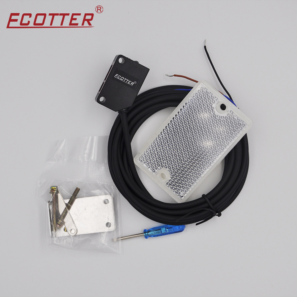 ECOTTER GN-11R Mirror reflective photoelectric switch return reflective long distance detection sensor