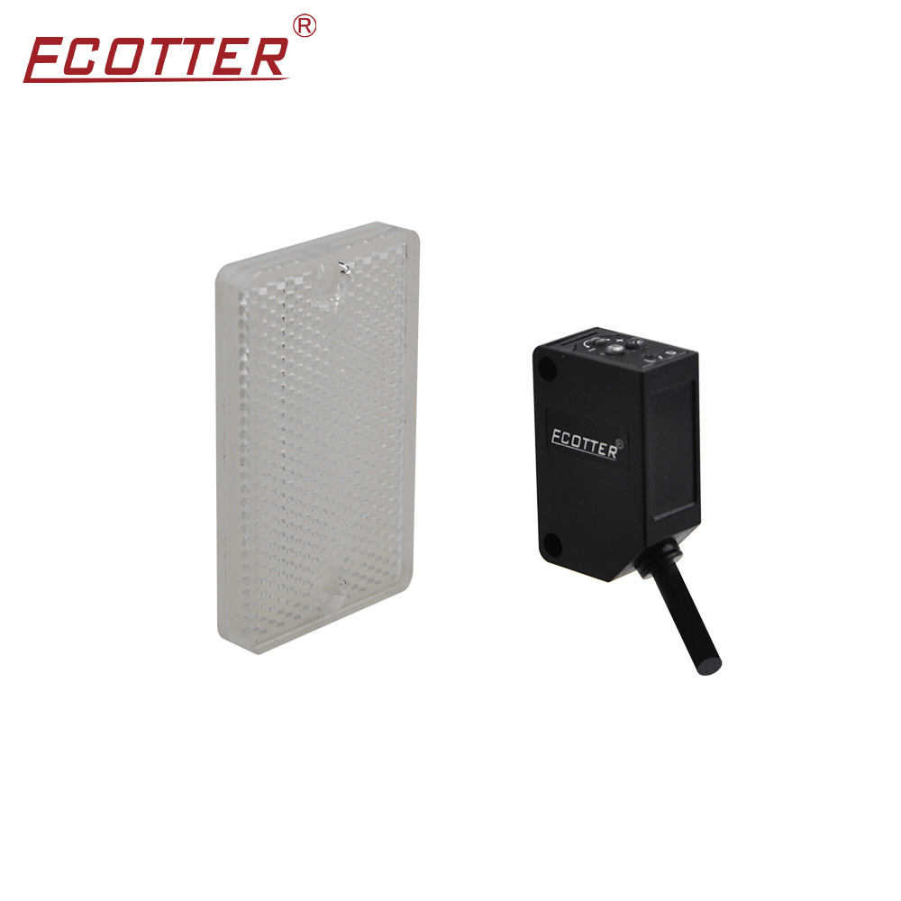 ECOTTER GN-11R Mirror reflective photoelectric switch return reflective long distance detection sensor